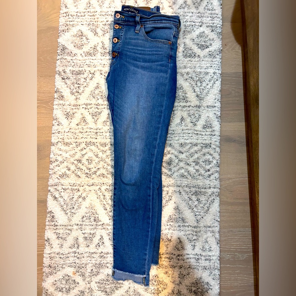 JCrew Mercantile high waisted denim size 28